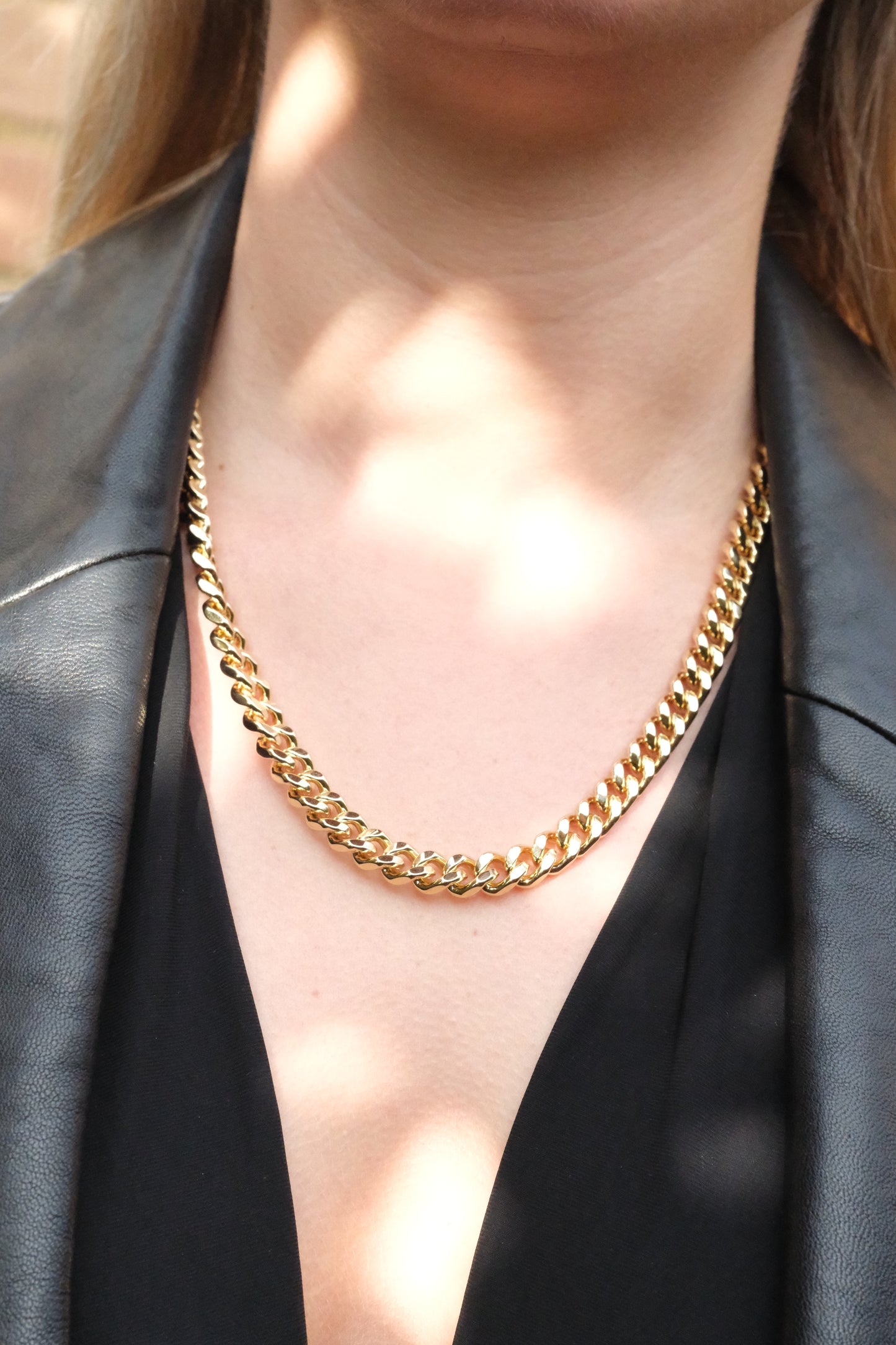 Bold Curb Link Necklace