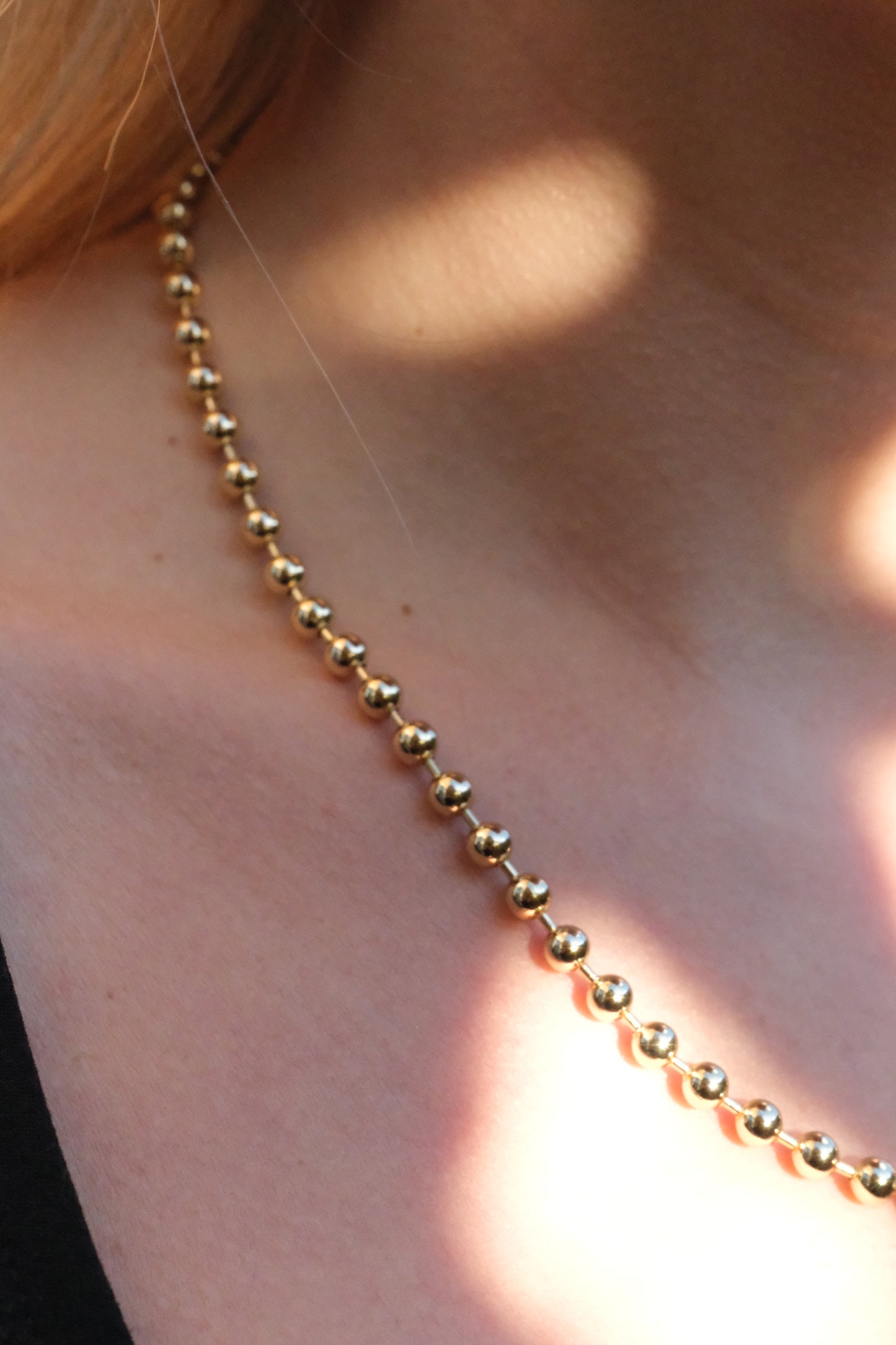 Chunky Bead Chain Necklace