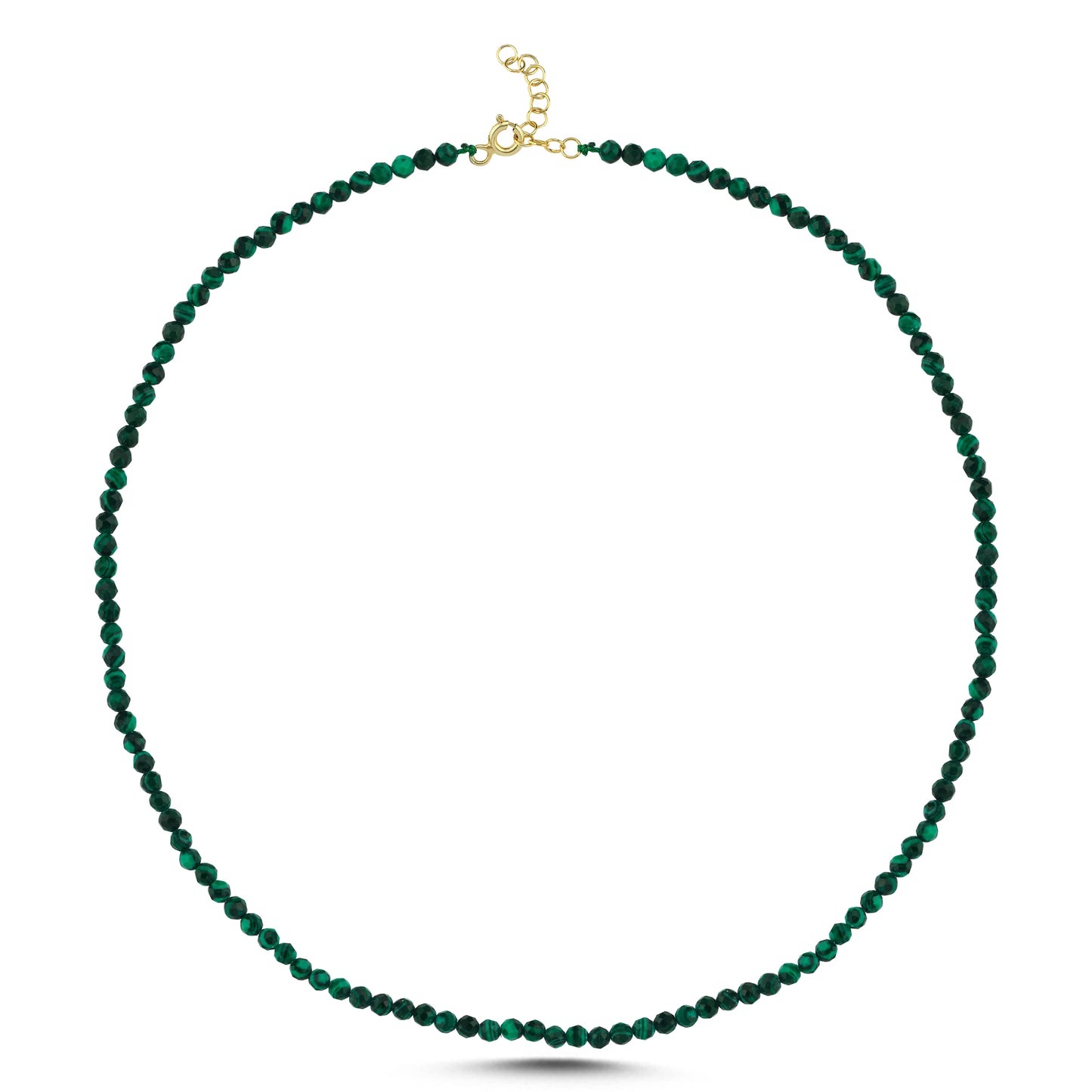 Malachite Beaded Gemstone Necklace