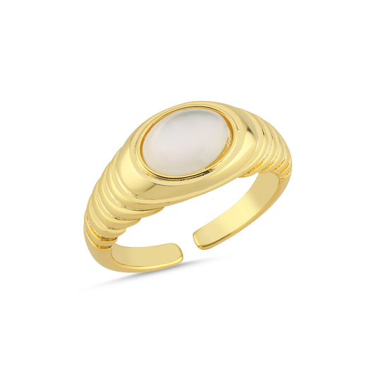 Ivory Oval Ring