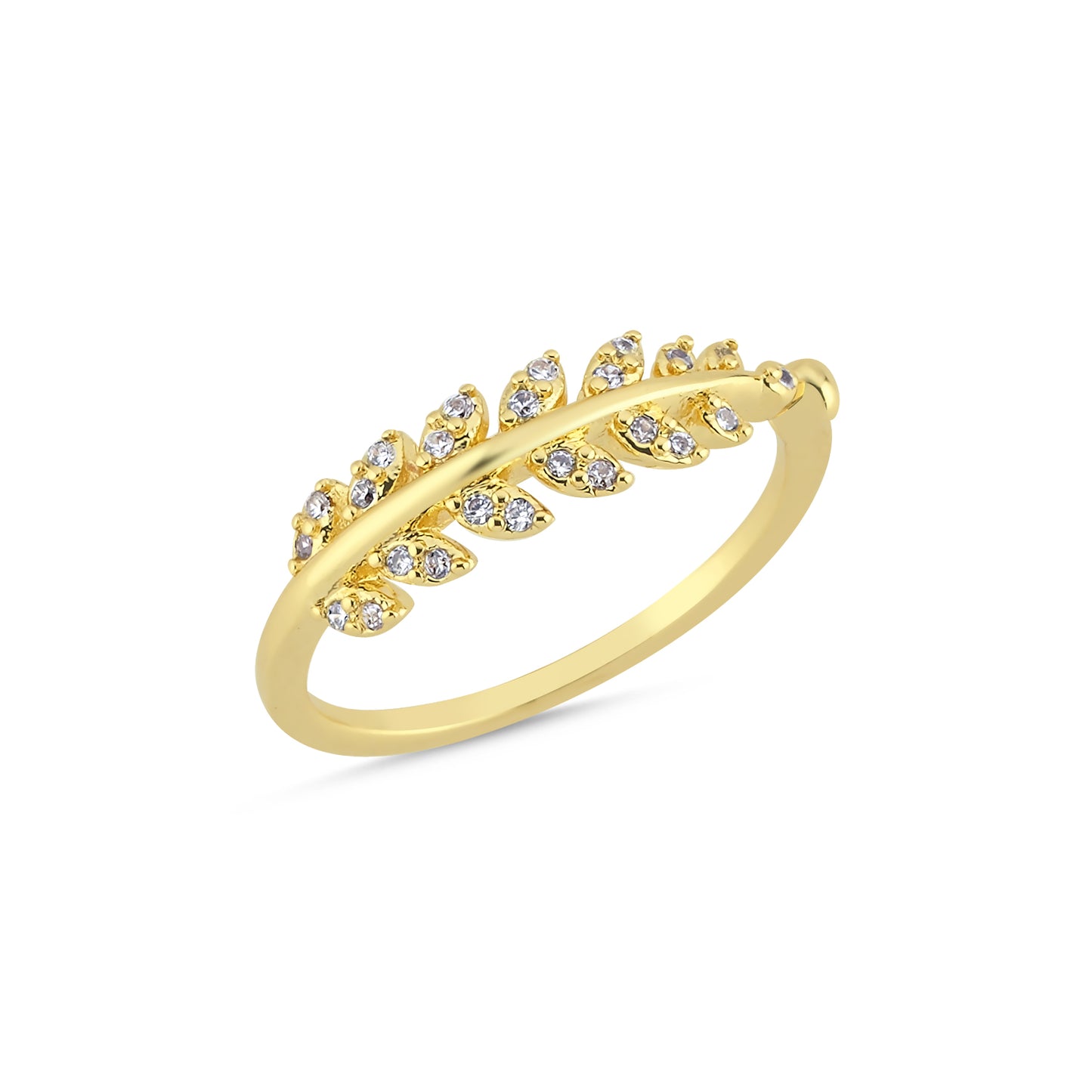 Olive Crown Ring
