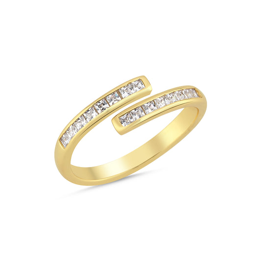 Dual Line Pavé Ring