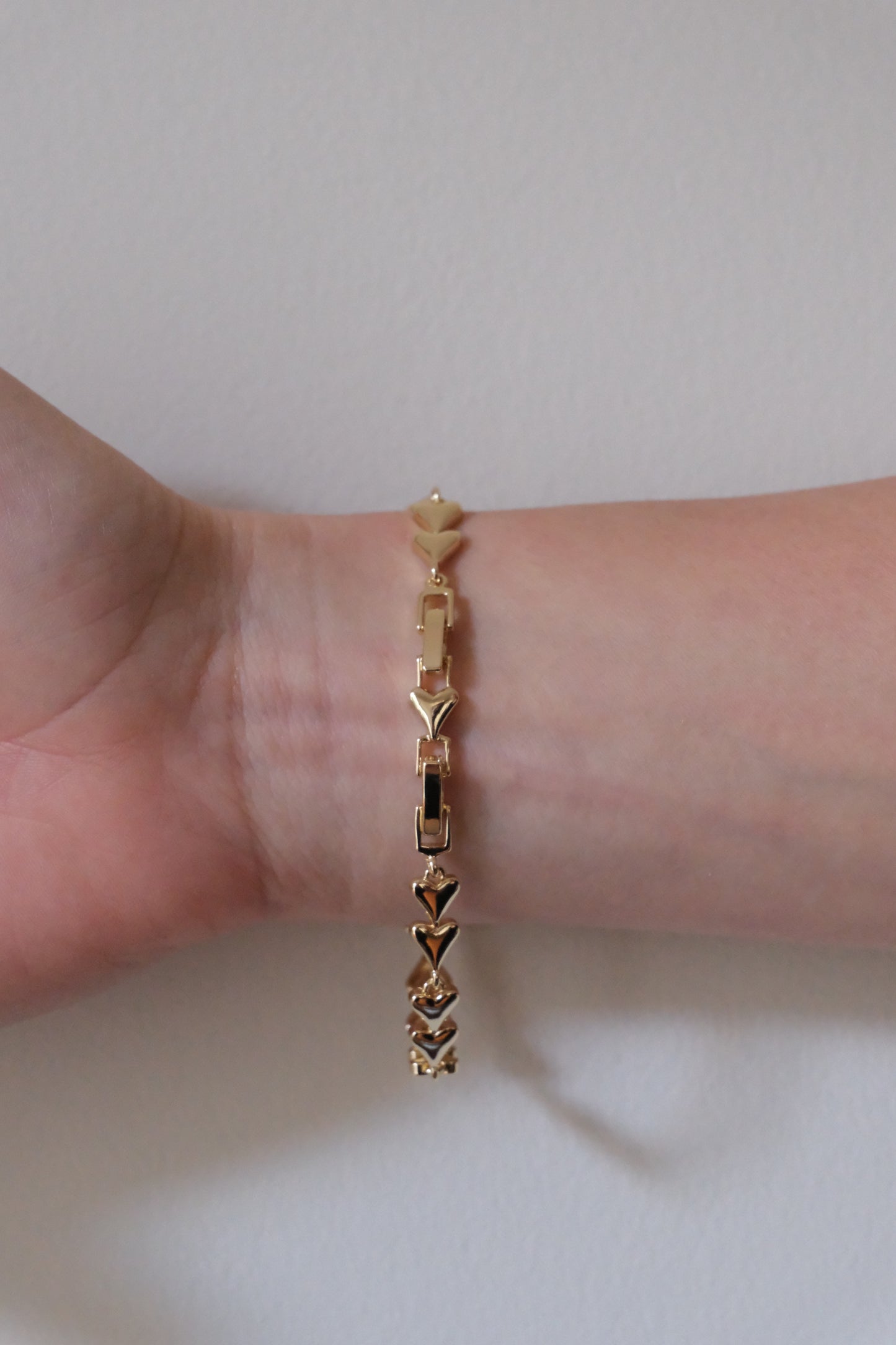 Heart Chain Bracelet