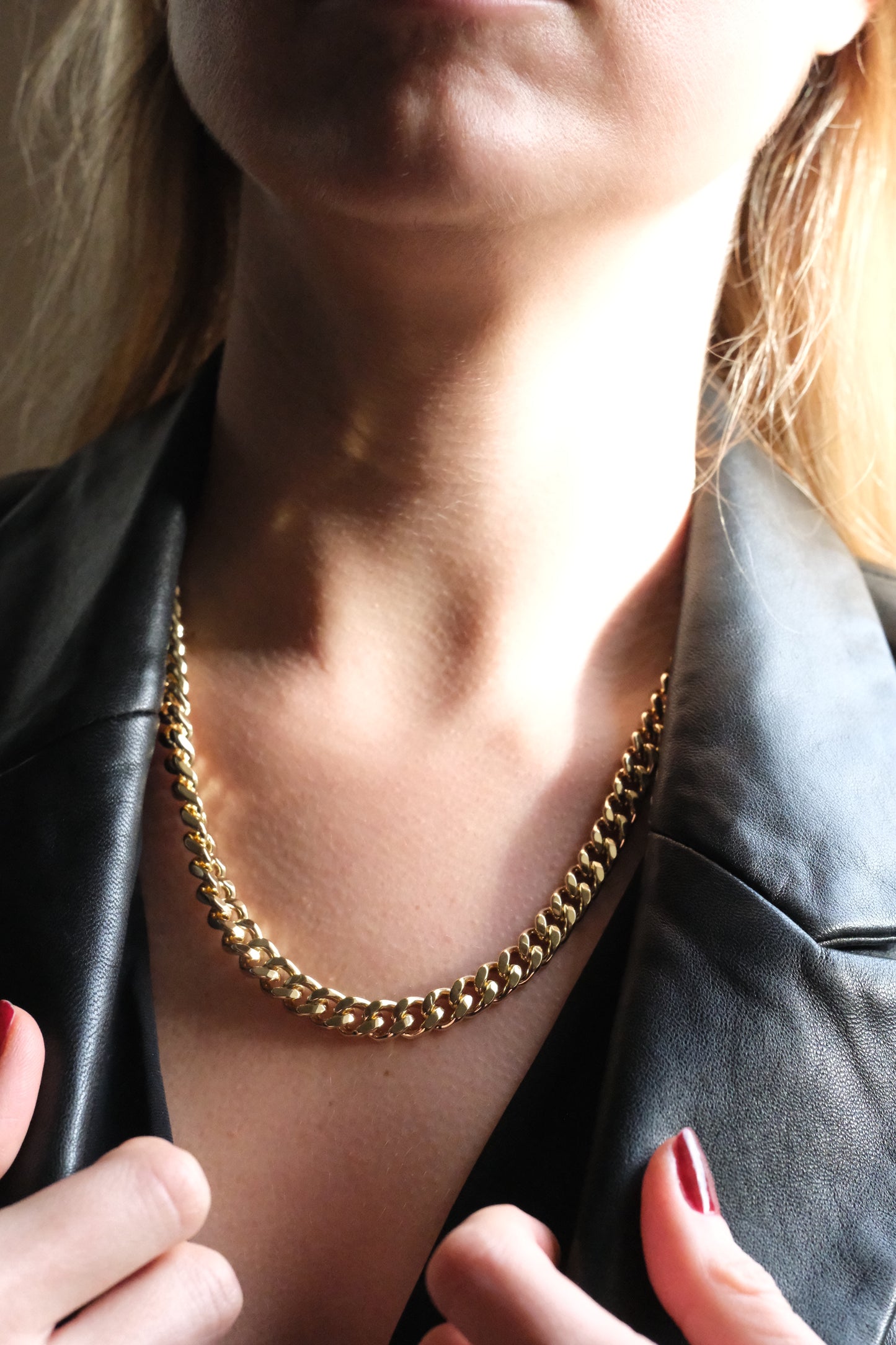 Bold Curb Link Necklace