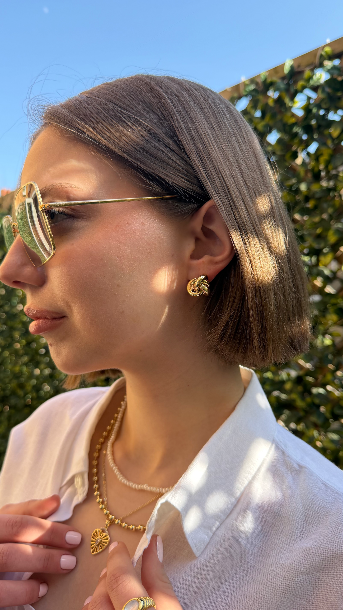 Bold Knot Studs